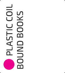 Plastic coil bound books