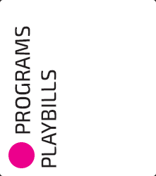 Program and playbills printing